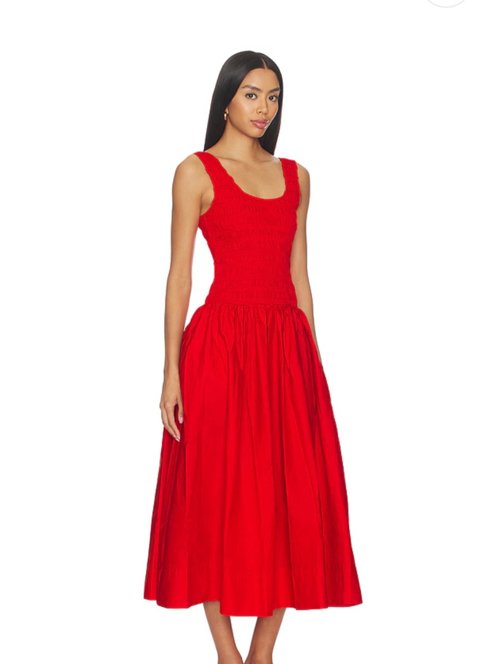 Red stretchy maxi - Picture 2 of 5